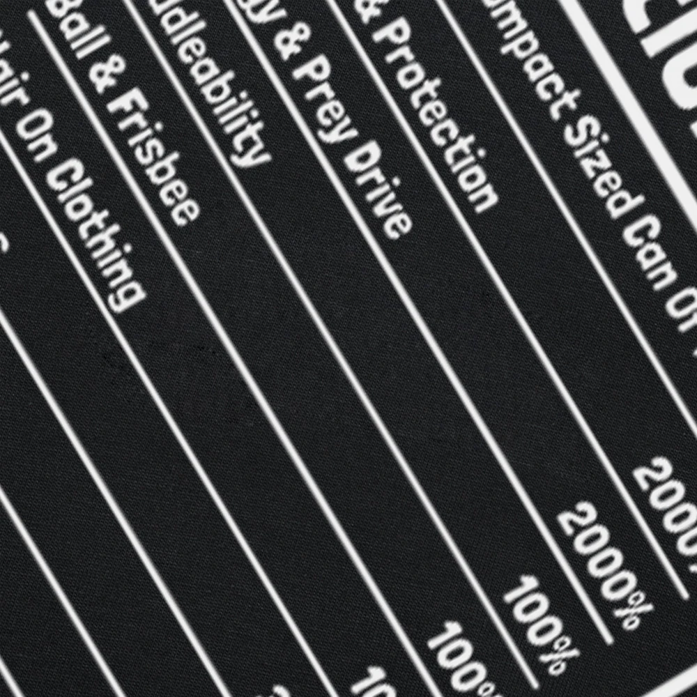 Informazioni nutrizionali del pastore belga Malinois T-shirt natalizie estive in cotone con grafica streetwear a maniche corte, regali per papà_voghion.com