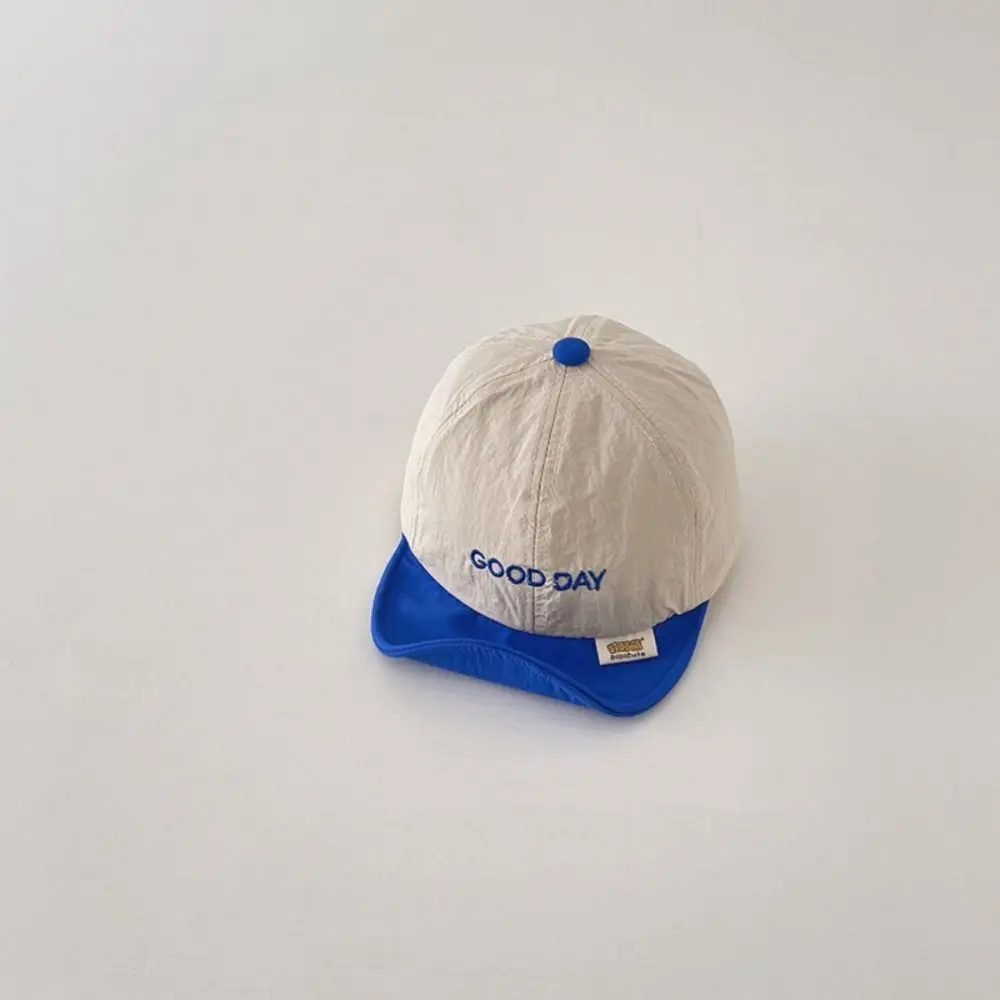 Ins Summer Letter Baseball Cap Quick-drying Thin Baby Peaked Hat Breathable Soft Children Visors Cap