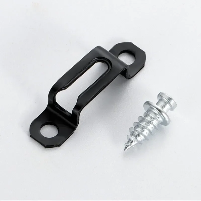 2/20pcs Invisible Two-in-One Connectors Woodworking Cabinet Hinges Assembly Furniture Connecting Bracket Recessed Screw Fastener