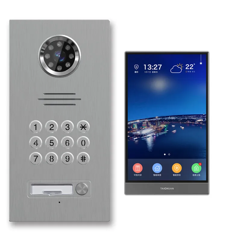 

Tuya Intercom 8 inch Color Video Door Phone With Mobile App Unlock Function For Villa Unlocked Monitor Video Door Bell 1 - 499 s