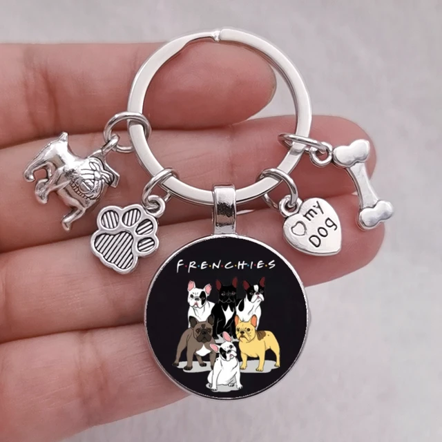 French Bulldog Love Keychains