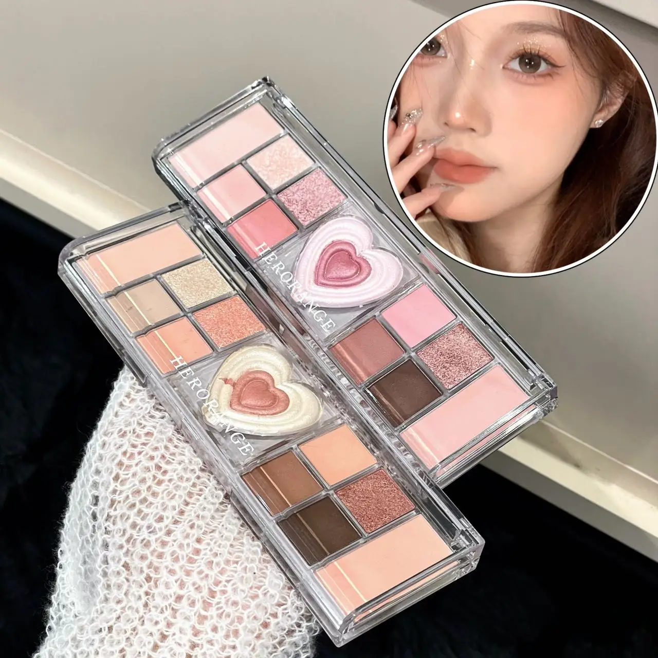 Radiant Earth Tone Eye Makeup Palette with 12 Shades