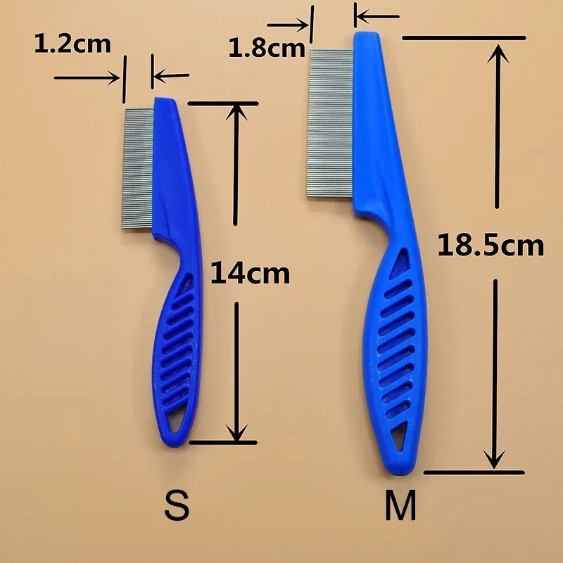Description Picture 6 of itemPuppy Dog and Cat Hair Grooming Comb, Flea Shedding Brush, Stainless Hair Combs for Pets' Bath Cleaning (1PC)