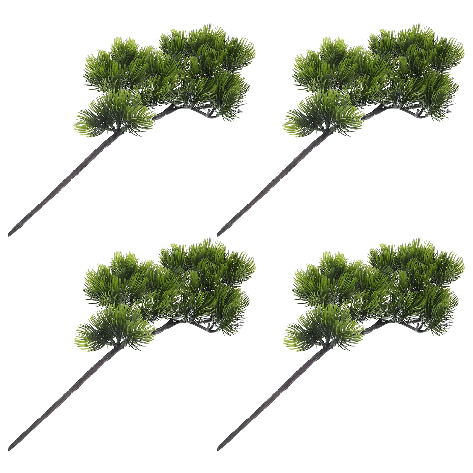 

4pcs Artificial Pine Needles Branches Christmas Fake Pine Picks Xmas Party Decor