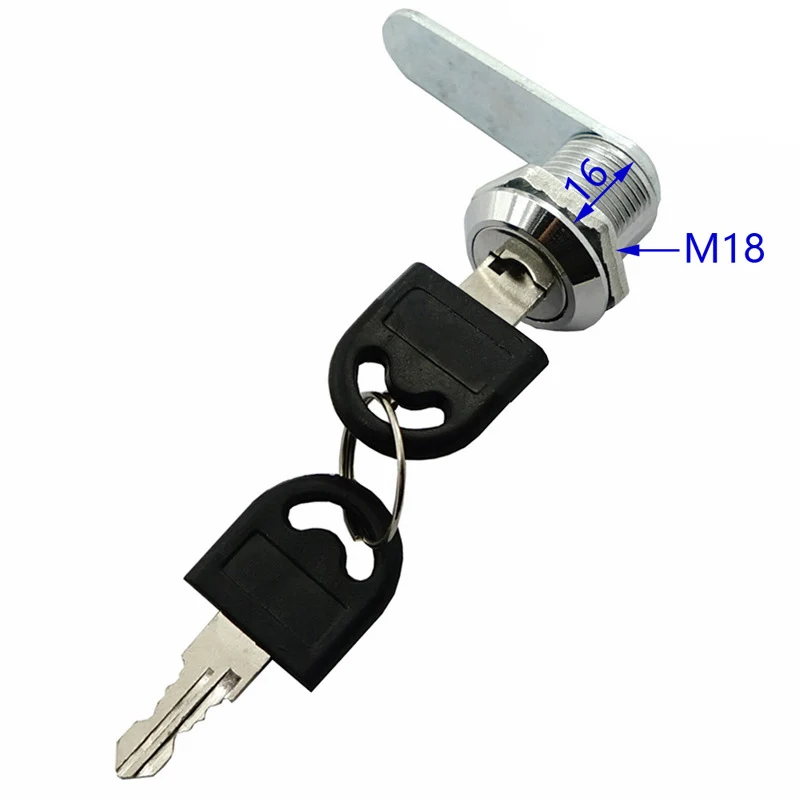 Enhanced Cam Lock Security for Cabinets and Furniture with Two Keys