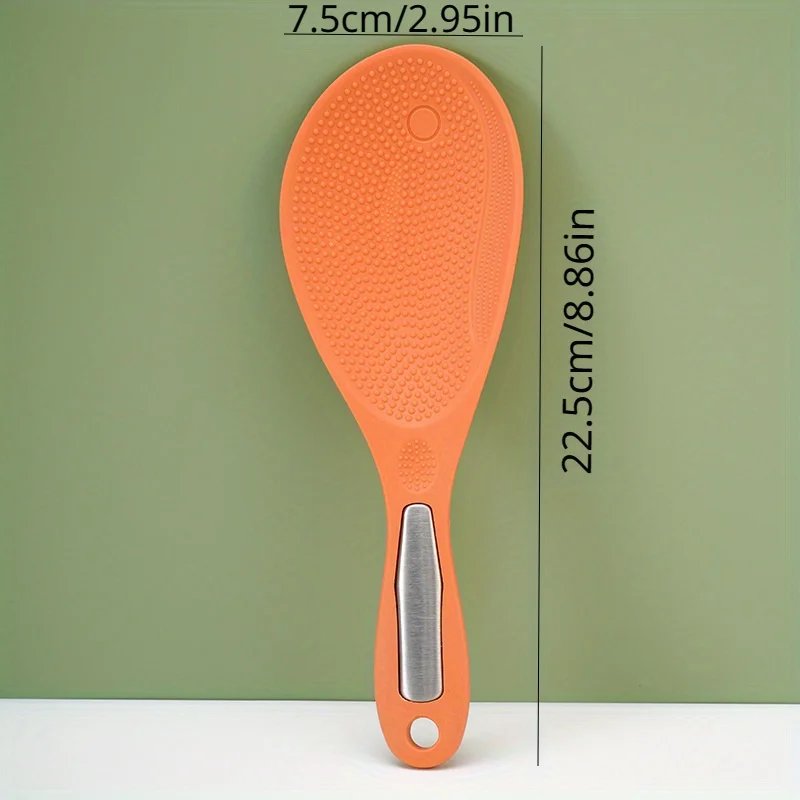 1pc Plastic Rice Shovel Non-stick Rice Cooker Non-stick Spoon Household Spoon for Beating