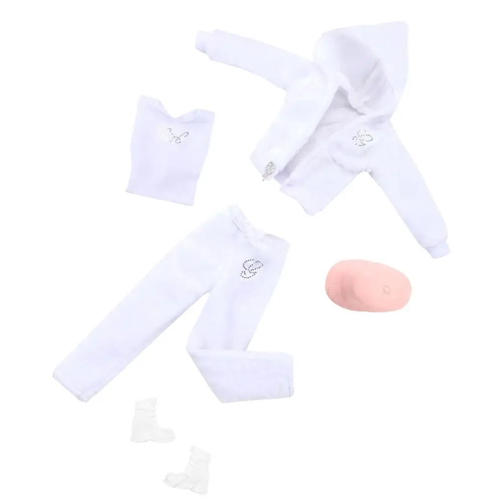 9 Styles Male/Female Doll Clothing High Quality 2024 Fashion Casual Wear Shoes Velvet Sportswear Caps 30CM Doll