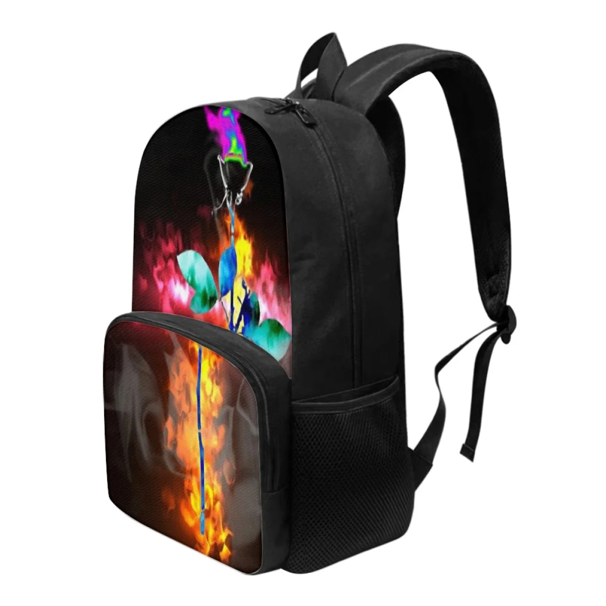 FORUDESIGNS Depeches Band Mode Design Backpacks Stylish Utility Bookbags Student Lightweight Rucksack Travel Sports 17 Inch