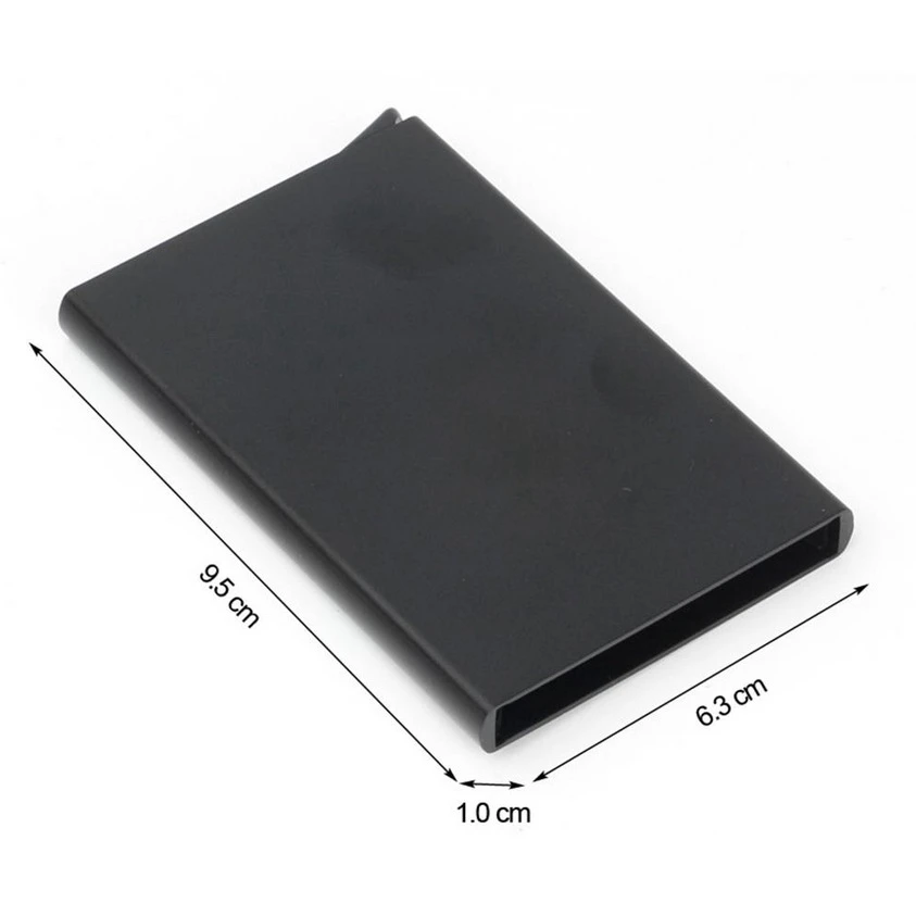 Automatic Credit Card Box Business Card Box Metal Aluminum Alloy RFID Holder