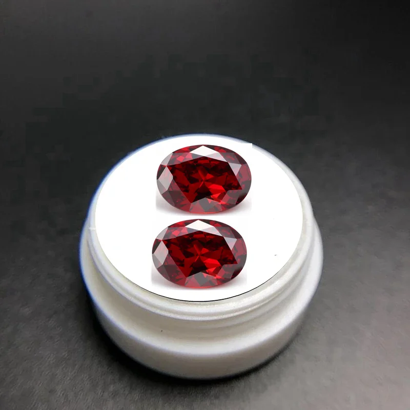 Natural Red Ruby 10x14mm Oval Cut Gemstones Natural Mined Garnet VVS Loose Gemstone Diamond DIY Jewelry