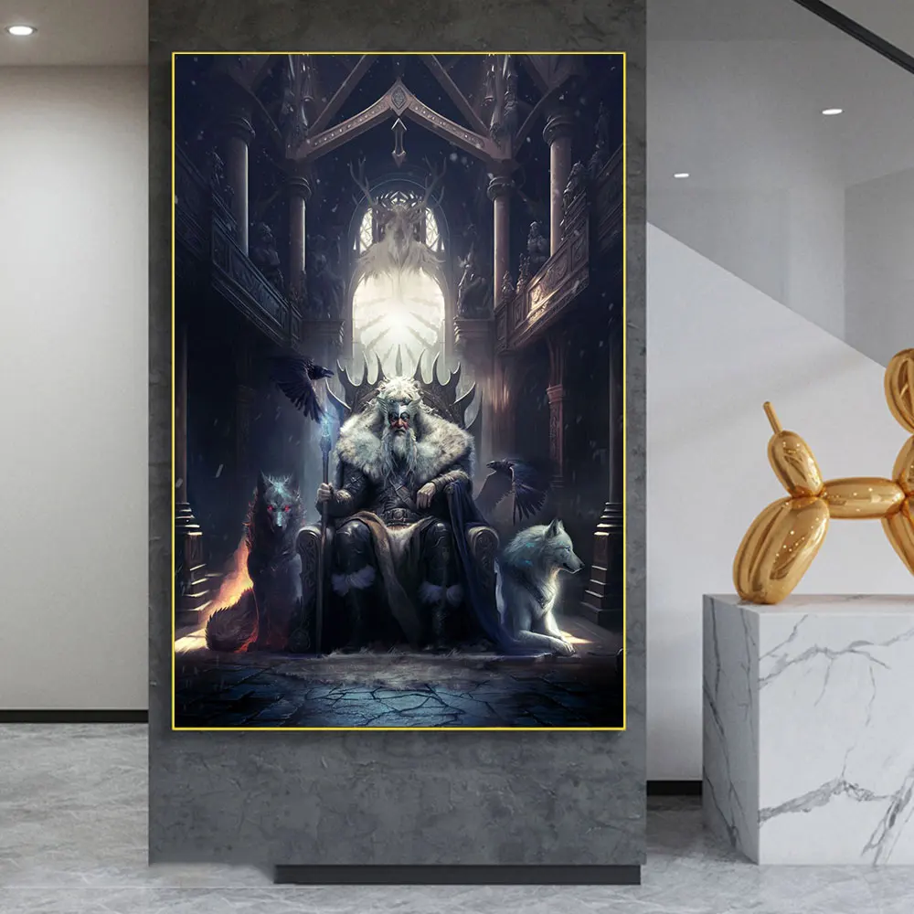 Dois Corvos Do Deus Odin in Scandinavian Style Huginn E Muninn Ilustração  do Vetor - Ilustração de projeto, ravina: 95421668, image size:1000x1000