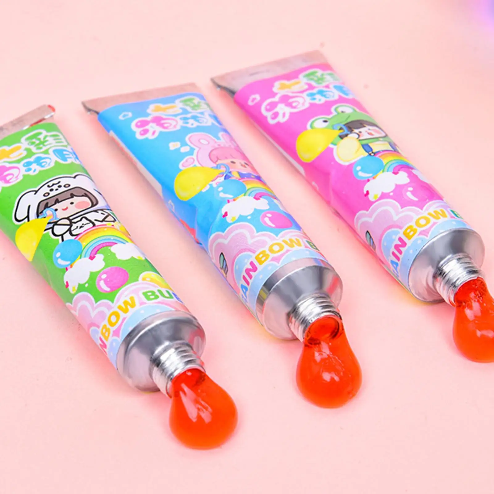 Blow Bubbles Toys Childhood Nostalgia Toy Interactive Unbreakable Removable Colorful Bubbles Blowing for Gift Outdoor Events 6
