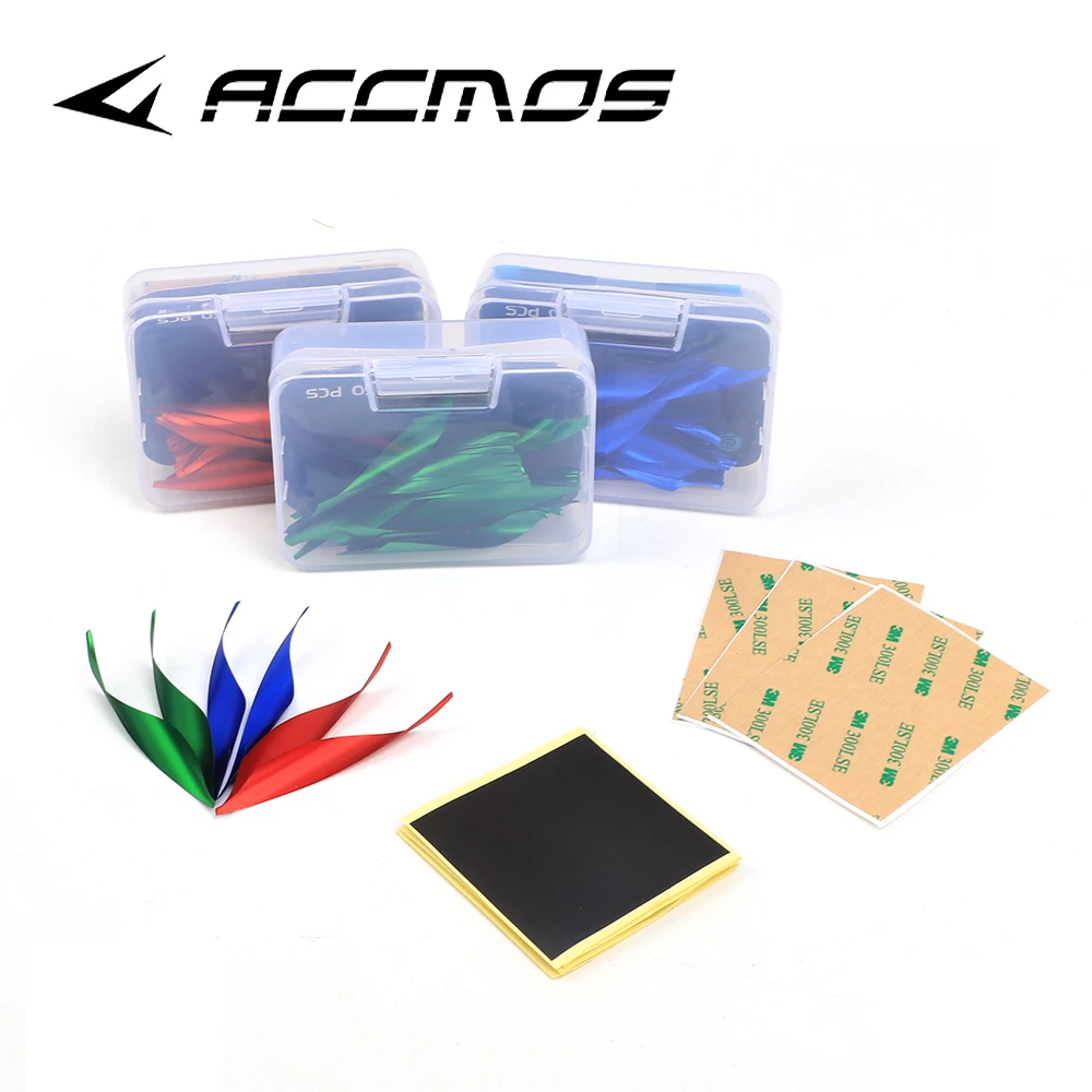 

60PCS Archery Spiral Feather 3inch Plastic Spin Vanes Arrows Handmade DIY Left Right Wing Vanes For Shooting Hunting Accessories