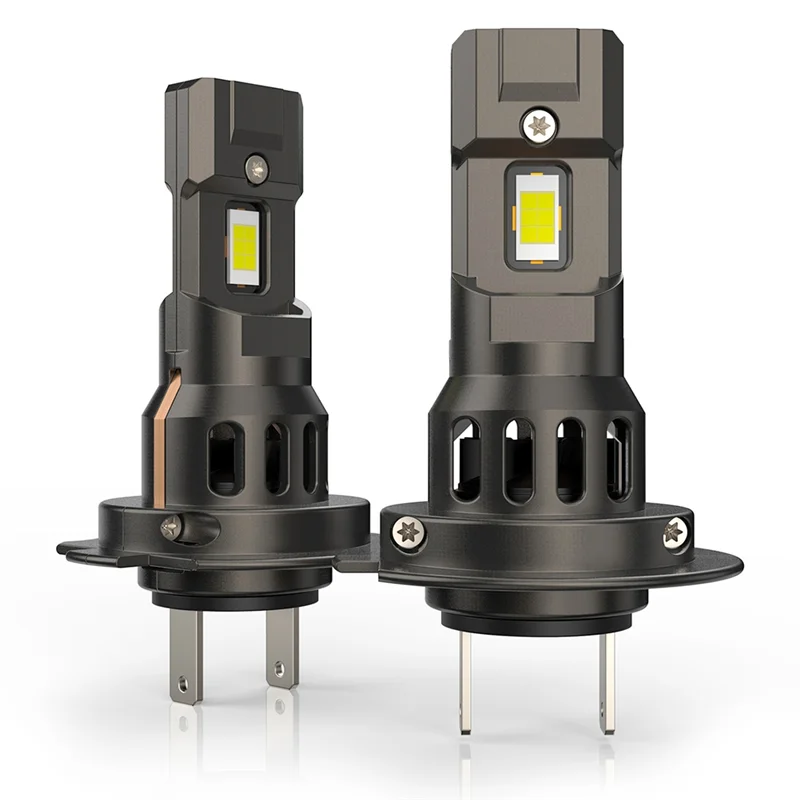 2개 3300LM H7 LED 헤드라이트 전구 무선 66W CSP 자동차 헤드램프 자동 다이오드 램프 H7 터보 LED 12V 6000K