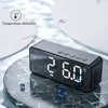 Clock Audio Stall Receiving K Voice Wireless Bluetooth G50 Mini Card Mirror Alarm Speaker with FM Prompt  mini speaker 1
