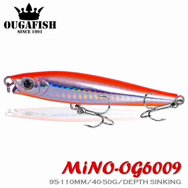 Fishing Lure Sinking Minnow 40g, Sinking Pencil Lure 50g