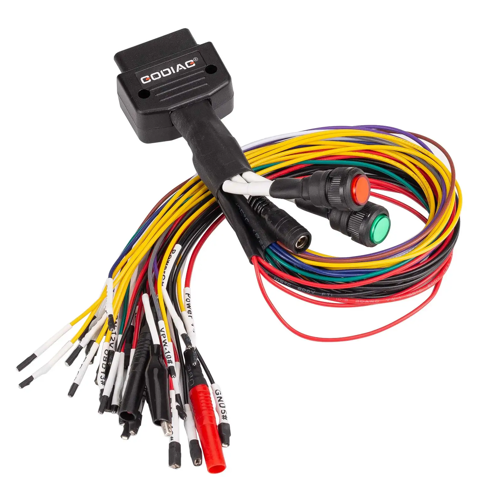 GODIAG GT105 II ECU IMMO Prog AD OBD2 Break Out Box Connector Spannung Autobatterie und volles Protokoll OBD2 Überbrückungskabel – Detail 6