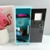Makeup Storage Cabinet Vertical File Cabinet with A Lock for Home Office Bathroom Girl Gift 2