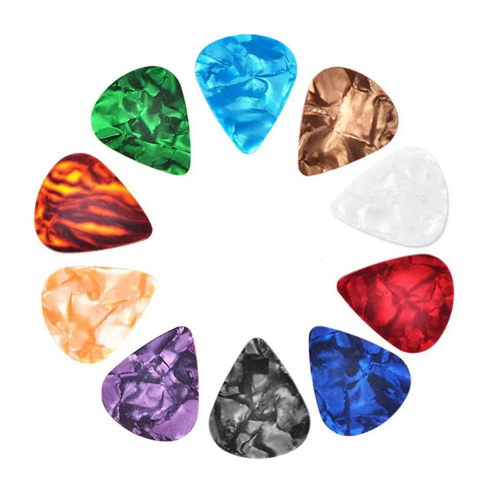 

Colorful Mediator Guitar Celluloid Picks Guitar Accessories Finger Shrapnel Electric Guitar Parts Guitar Plectrum Guitar Picks