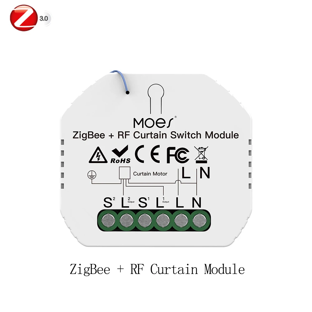 ZB RF Curtain Switch