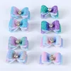 10Pcs/lot Dog Hair Bows Rubber Band Mixed Colors Cat Grooming Hand-made For Pet Puppy Cat Bowknot Mini Accessories 2