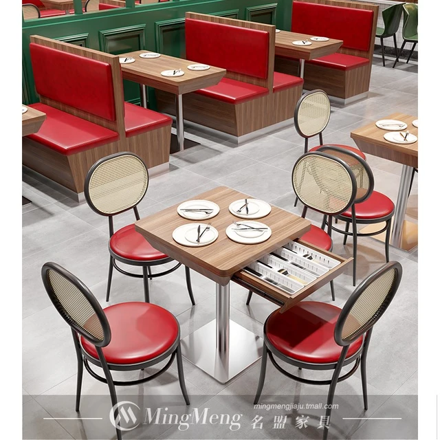 New Cheap Restaurant Booth Set Table And Chair Furniture Custom Color Restaurant  Booth Seating - AliExpress