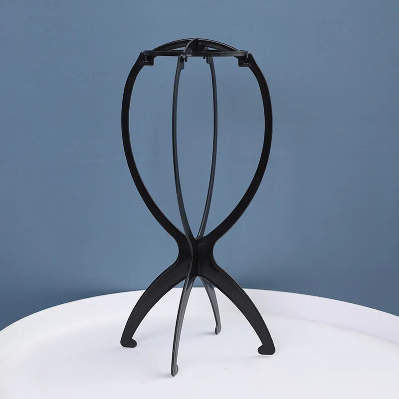 Wig Stand 1PCS Folding Plastic Adjustable Portable Hat Display Stand Durable Mannequin Dummy Head Plastic