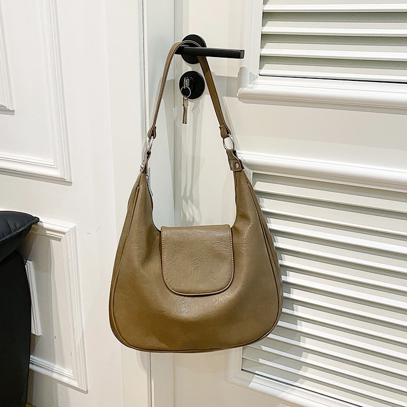 

Распродажа 2024, новая женская сумка, Высококачественная ПУ легкая Повседневная трендовая Водонепроницаемая вместительная усовершенствованная Сумка-тоут на одно плечо