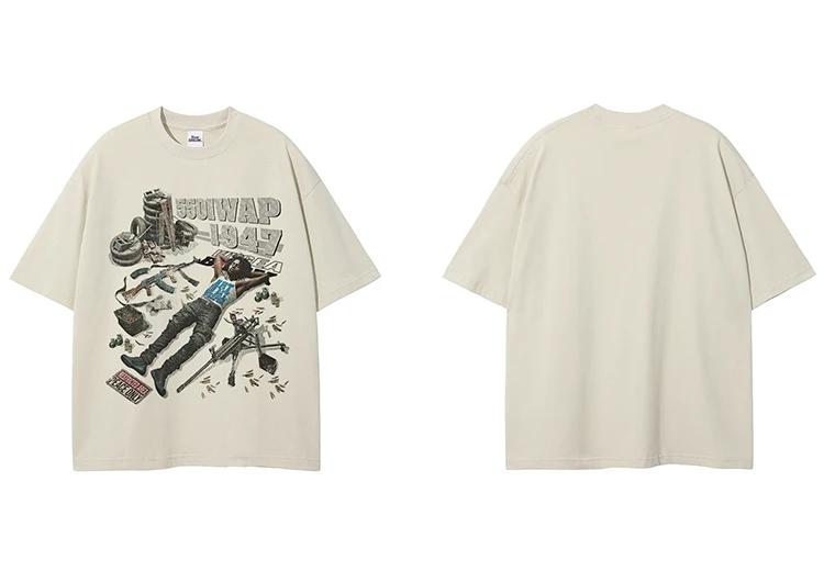 Vintage Gun Graphic T-Shirt 4 Vintage Gun Graphic T-Shirt S5fa0fd445f94430db1b08f3ebe95880bf