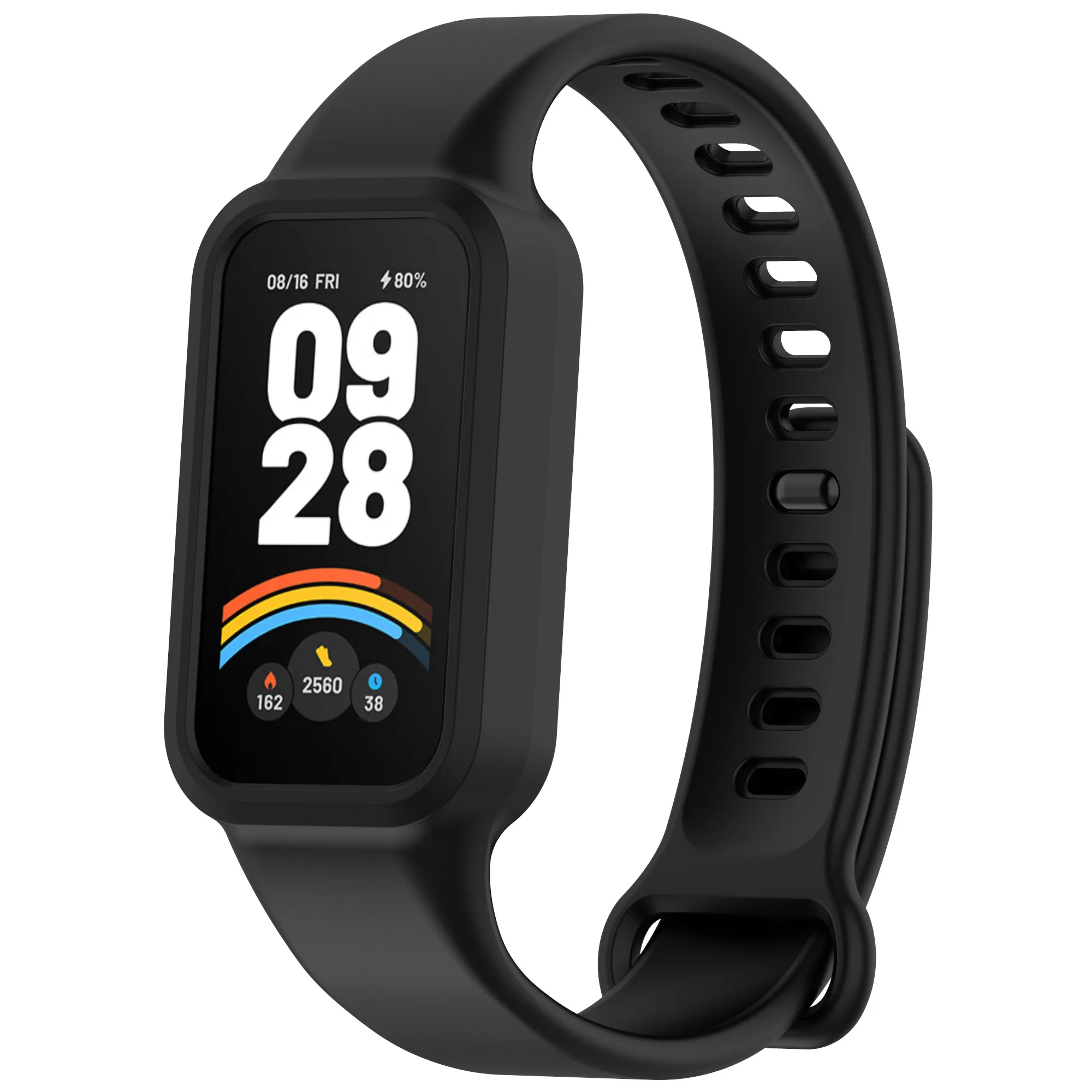 Sport Silicone Strap and Case Set - Premium Rubber Bracelet