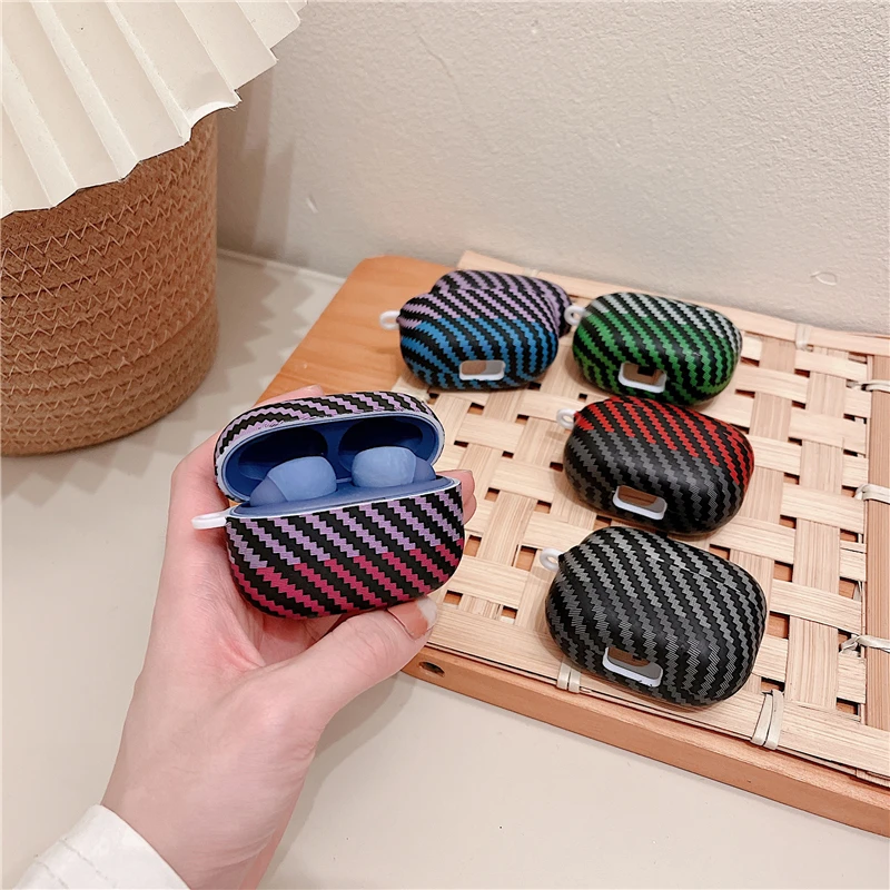 Fibra Di Carbonio Contratta Per Sony Linkbuds S Bluetooth Headset Shell Sony Wf-Ls900N Accessori Personalità Plastica Proteggere Shell