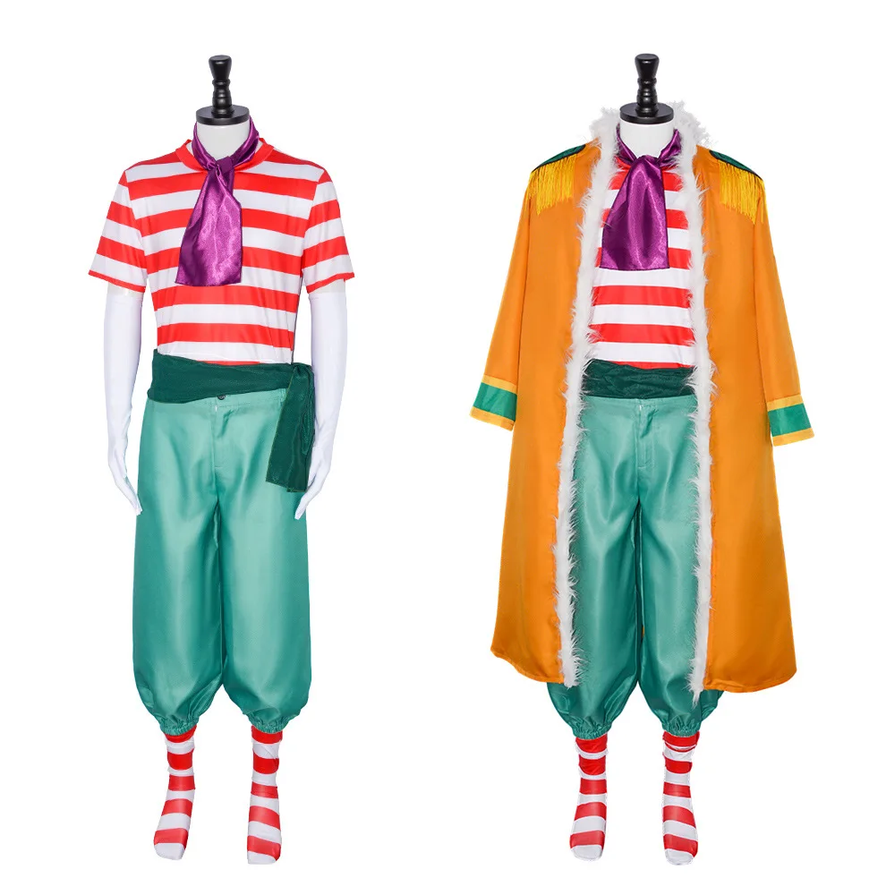 One Piece: Buggy | Orange Cosplay Costume 23 One Piece Buggy Cosplay Costume for Men (Unofficial)