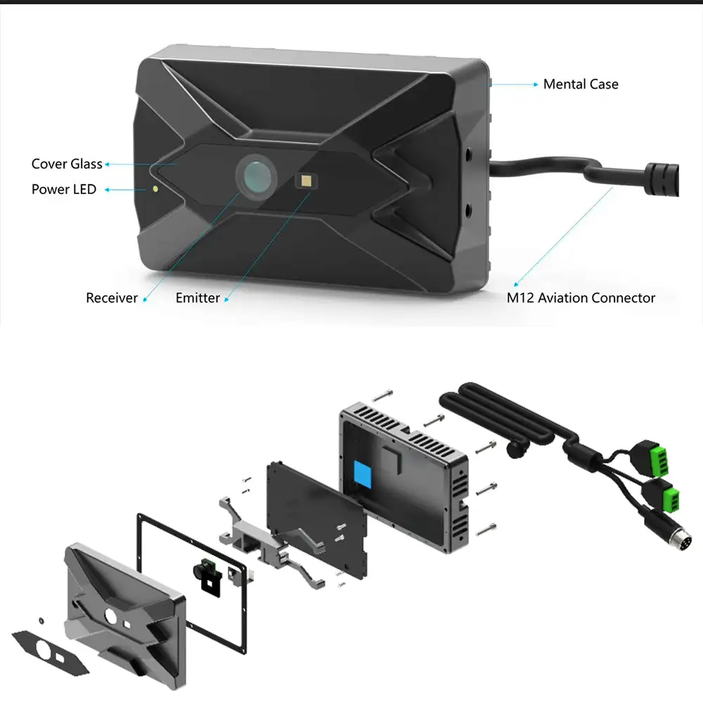 솔리드 스테이트 LiDAR SYNEXENS CS20-P ToF 이미지 센서