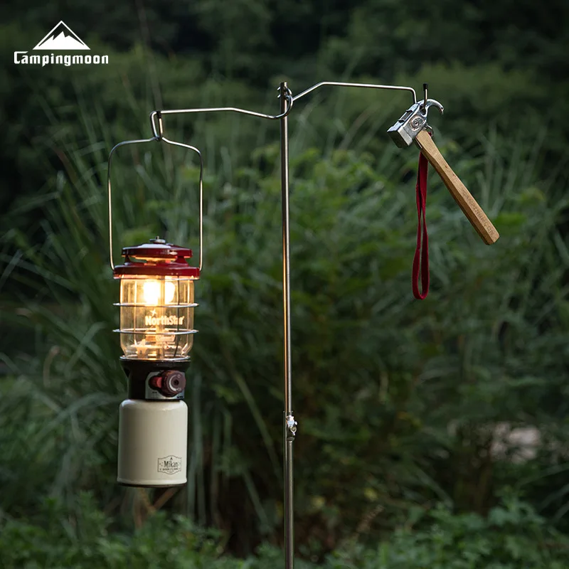 

Outdoor camping atmosphere lamp hanging lamp rack Outdoor disassembly portable lighting kerosene lamp socket