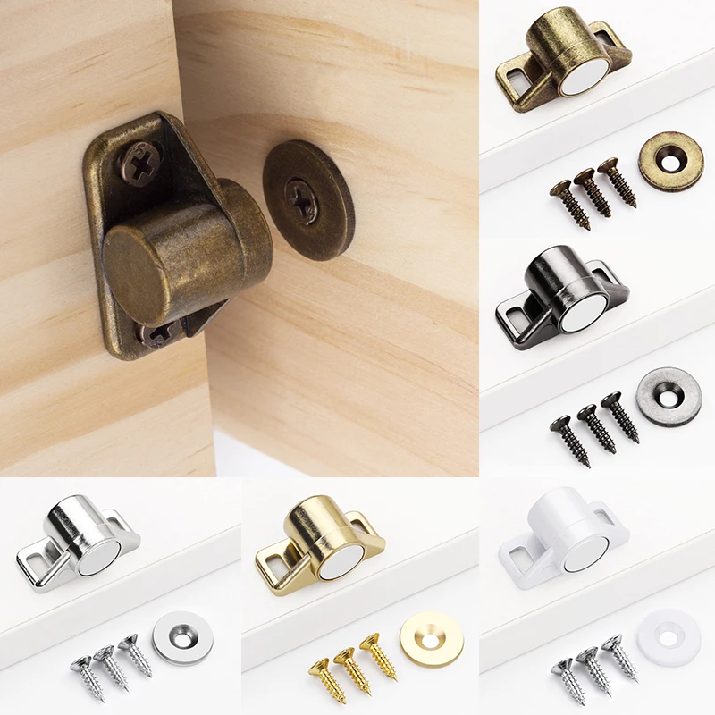 Punch Magnet Door Captura más cerca Imanes fuertes  Accesorios de hardware  para muebles-Cabinet Closure-Aliexpress