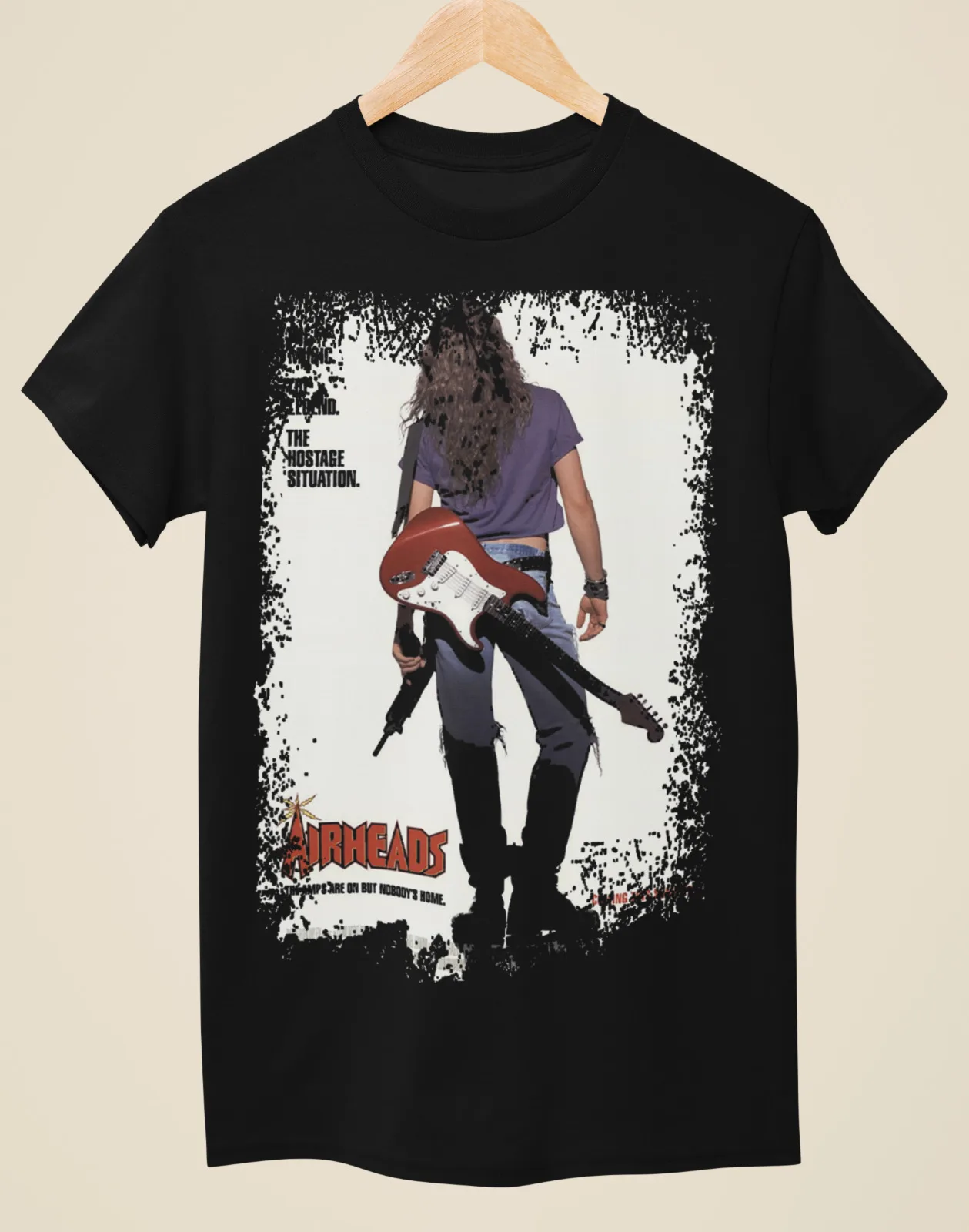 

Airheads - Movie Poster Inspired Unisex Black T-Shirt