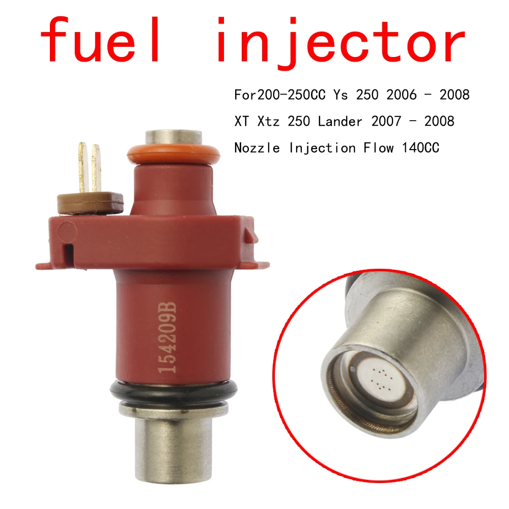 

Fuel Injector 10 holes For Yamaha Fz150i/Vixion/R15(2008-14)BWS125 X Ys 250(2006 - 08)XT Xtz 250 Lander(2007 - 2008) motorcycle