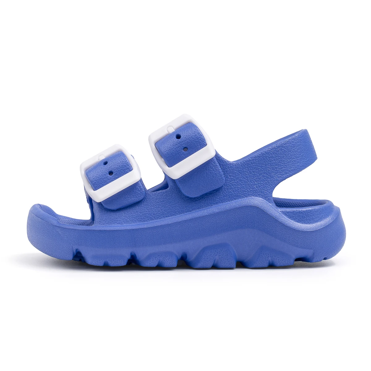 Jungen & Mädchen Doppelschnallen-EVA-Sandalen Kleinkinder Verstellbarer Rückenriemen Dicke Sohle Sommer-Strandschuhe – Detail 22