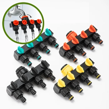 4-Way Garden Hose Splitter 1