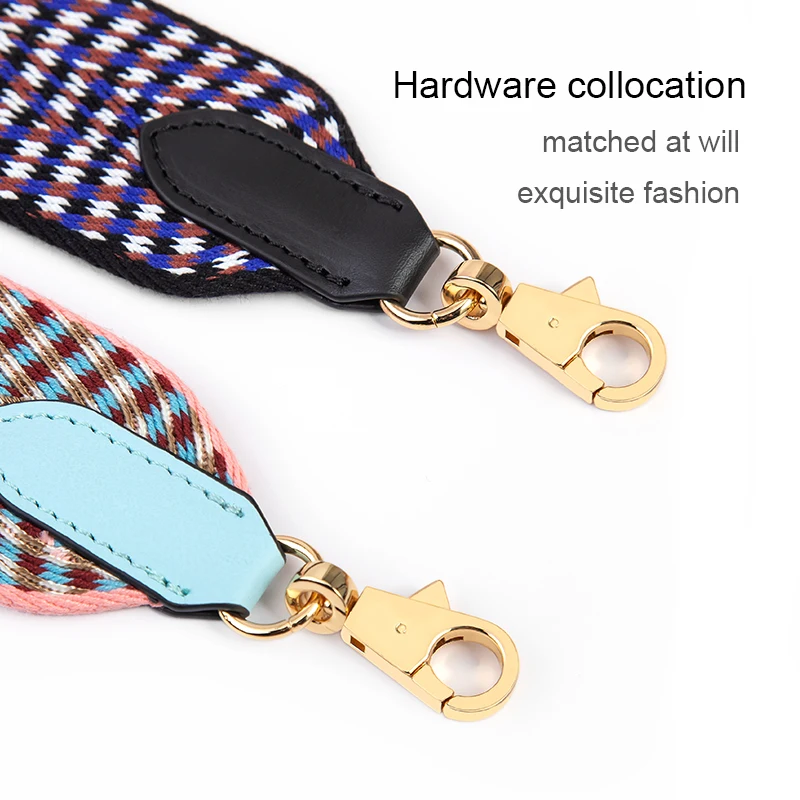 WUTA 5 Meter Cotton Webbing Strap Mosaic Webbing For Clothing Repair Replace Belt Straps Purses DIY Craft Sewing Bag Accessories