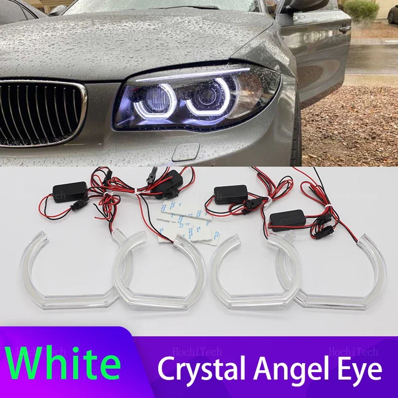Car Angel Eyes Rings C Shaped Led Car Headlight Drl Per Bmw X1 X3 X5 X6 E70 E71 Z3 Z4 E30 E32 E34 E36 E38 E53 E60 E61 E85 F30