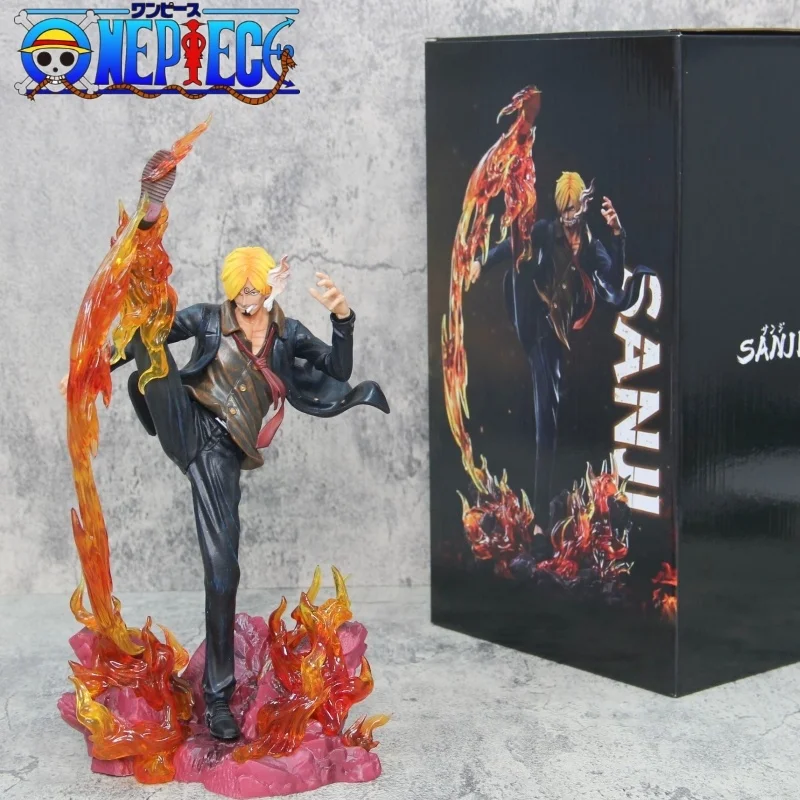 

Фигурка Sanji Gk аниме, 34 см, черная нога, статуэтка Sanji, Коллекционная модель, кукла, декоративные игрушки, подарок