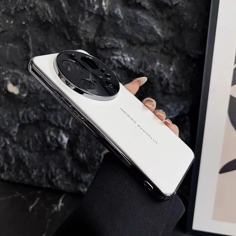 Luxury Plating Hard PU Protective Back Cover Case