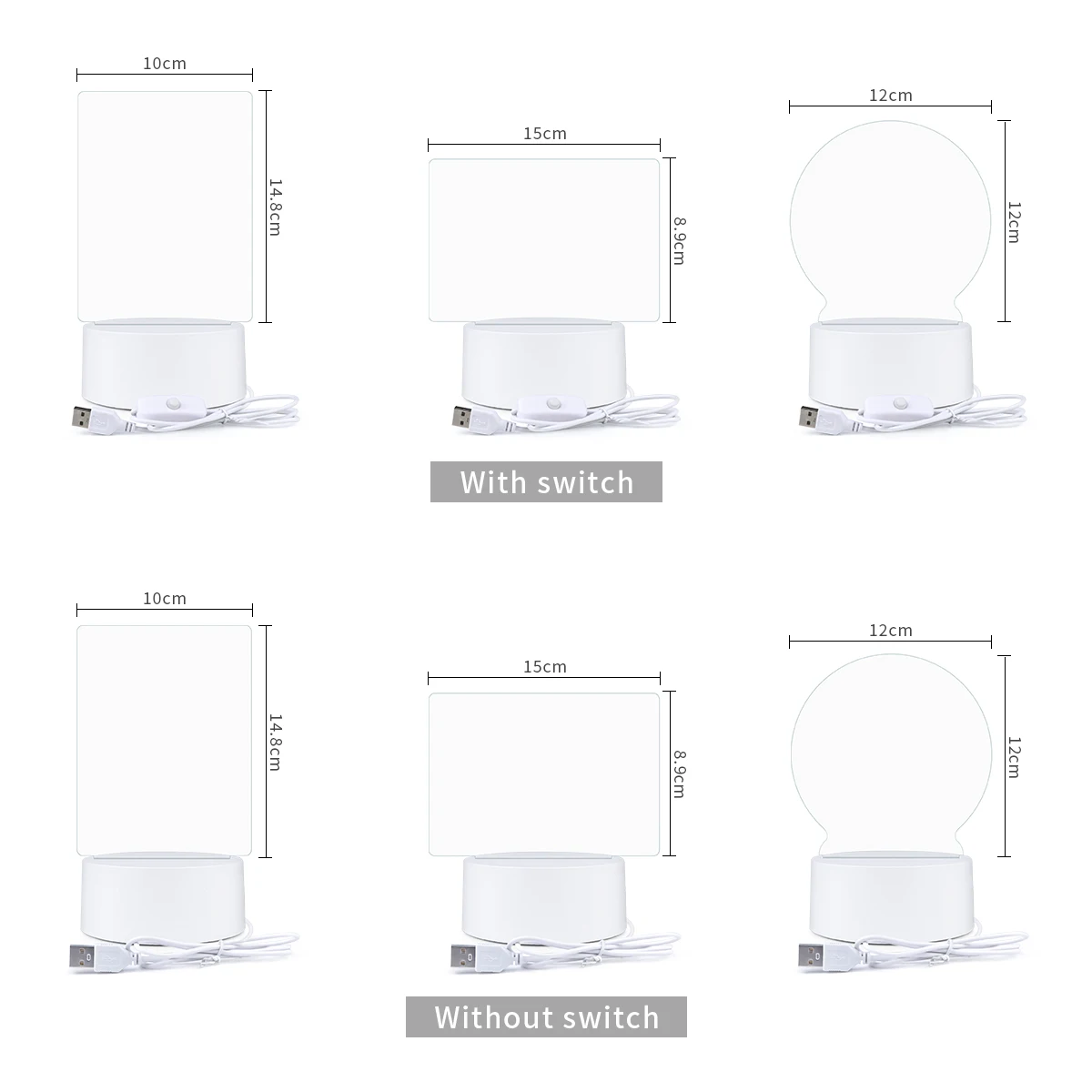 펜이 달린 책상 장식 메시지 보드 조명, DC5V USB LED 테이블 램프, 단어 남기기, 아이 선물, 실내 침실 조명 램프