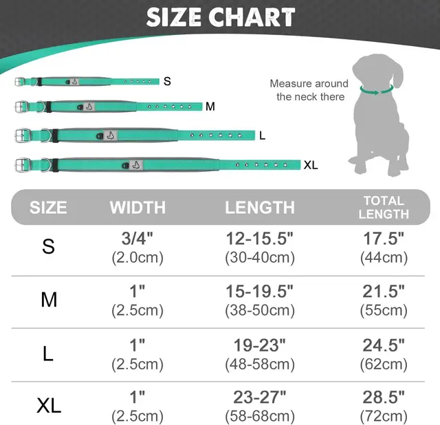 Heavy-Duty Reflective Dog Collar – Small, Medium & Large Dogs 2