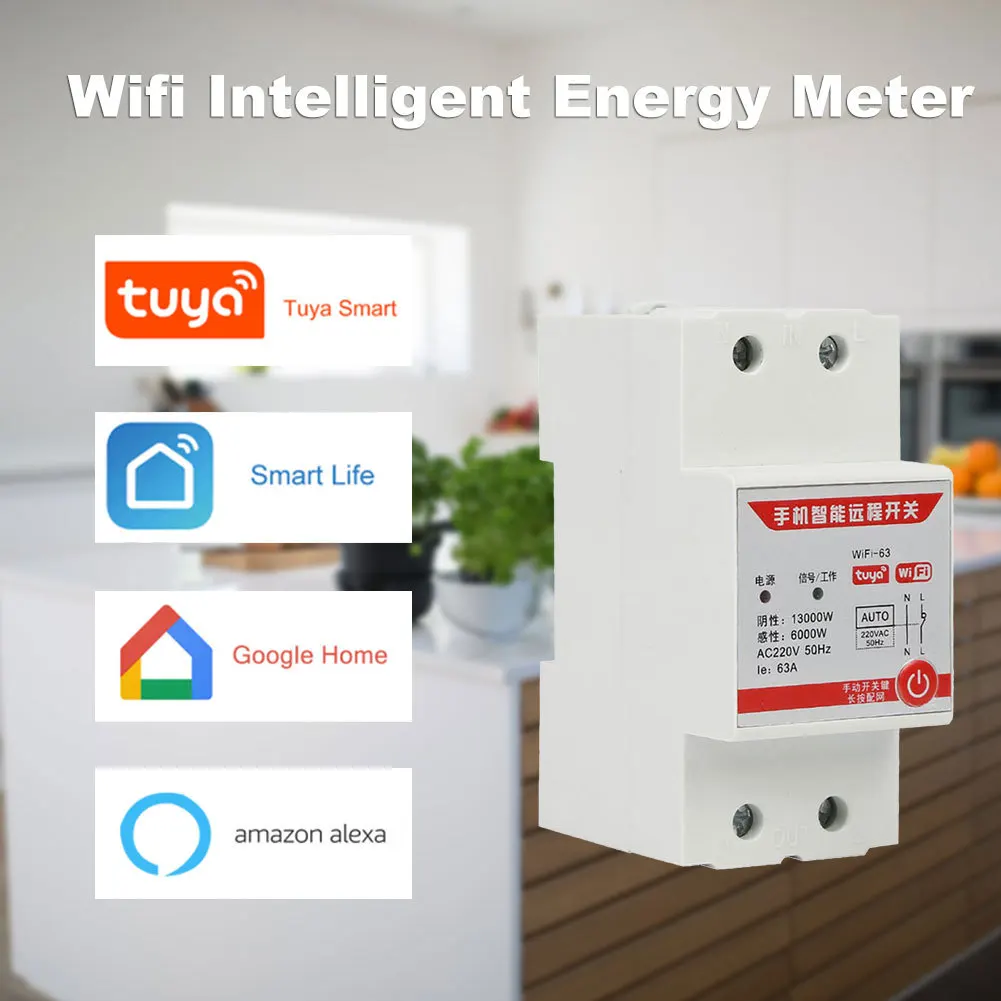 

WiFi intelligent air switch circuit breaker, wireless remote control switch, mobile phone remote control timing power