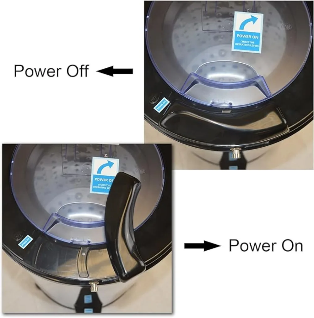 3200 Rpm Portable Spin Dryer 110V/22lbs Stainless Steel Drum To Ensure Long Life Easy Mobility and Portable