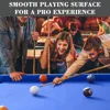 4.5Ft Pool Table, Portable Billiard Table for Kids and Adults, Mini Billiards Game Tables W/ 2 Cue Sticks, Full Set of Balls 2