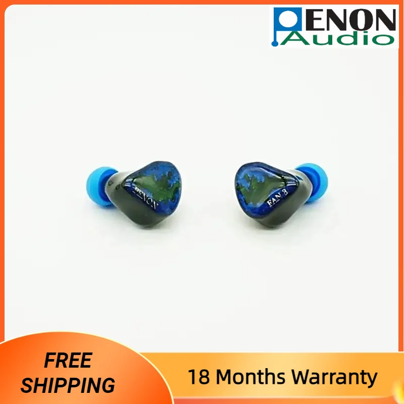 Penon FAN 3 2BA + 1 Bone Conduction Driver + 2 Dynamic Driver Hybrid 2Pin 0.78mm In-Ear Earphone IEM With BCD Switch