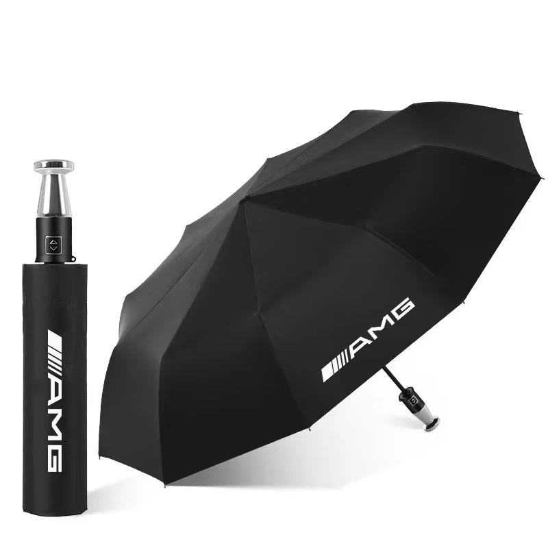 Car Windshield Sunshade Car Logo Umbrella Automatic Folding For Mercedes-Benz AMG A C E S V Class Sprinter GLC ML SLK SL Vito CLS GLA GLK